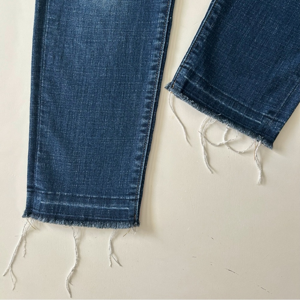 Lucky Brand Dark Wash Indigo Mid-Rise Skinny Jeans Spring Trend Size 4/27 - Picture 3 of 10
